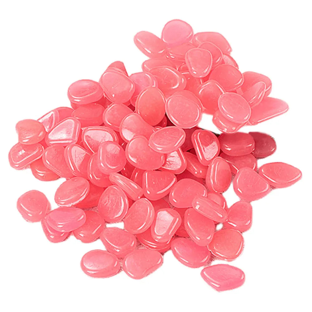 100Pcs Glow in The Dark Rocks Multifunction