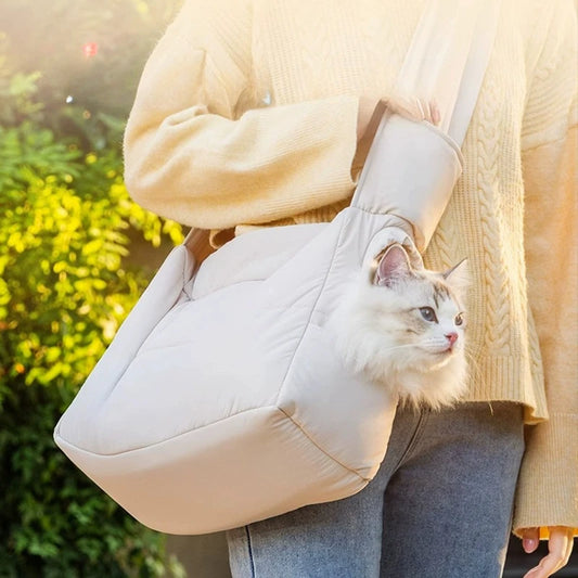 Travel Bag Shoulder Cat Carrier Sling Style For Puppy