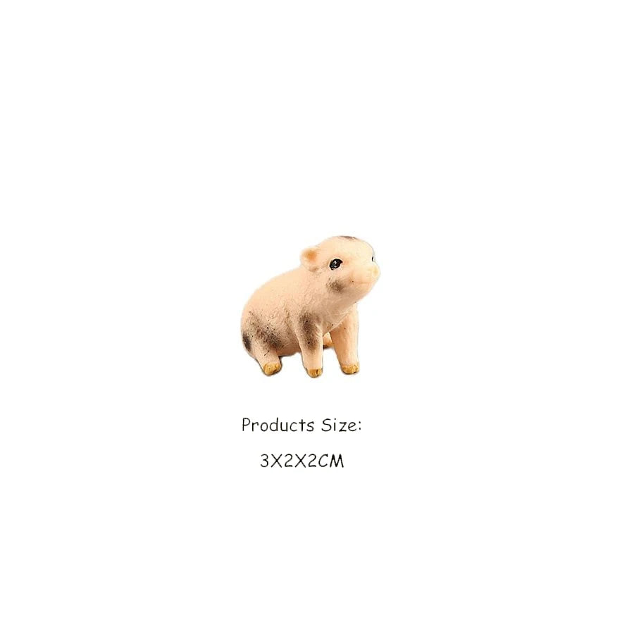 Toy Animals Figures Pig Sows Piglets Wild Boar Warthog Models Farm Animal figurines Action Figure Kids Gifts Children Toys Games