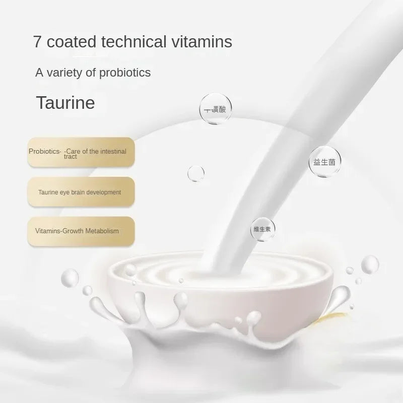 Pet health products and vitamins. Pet formula Milk.