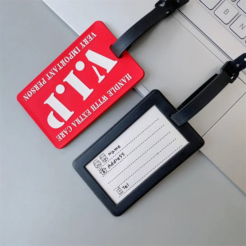 Luggage Tag Animal Cartoon Suitcase ID Address Holder