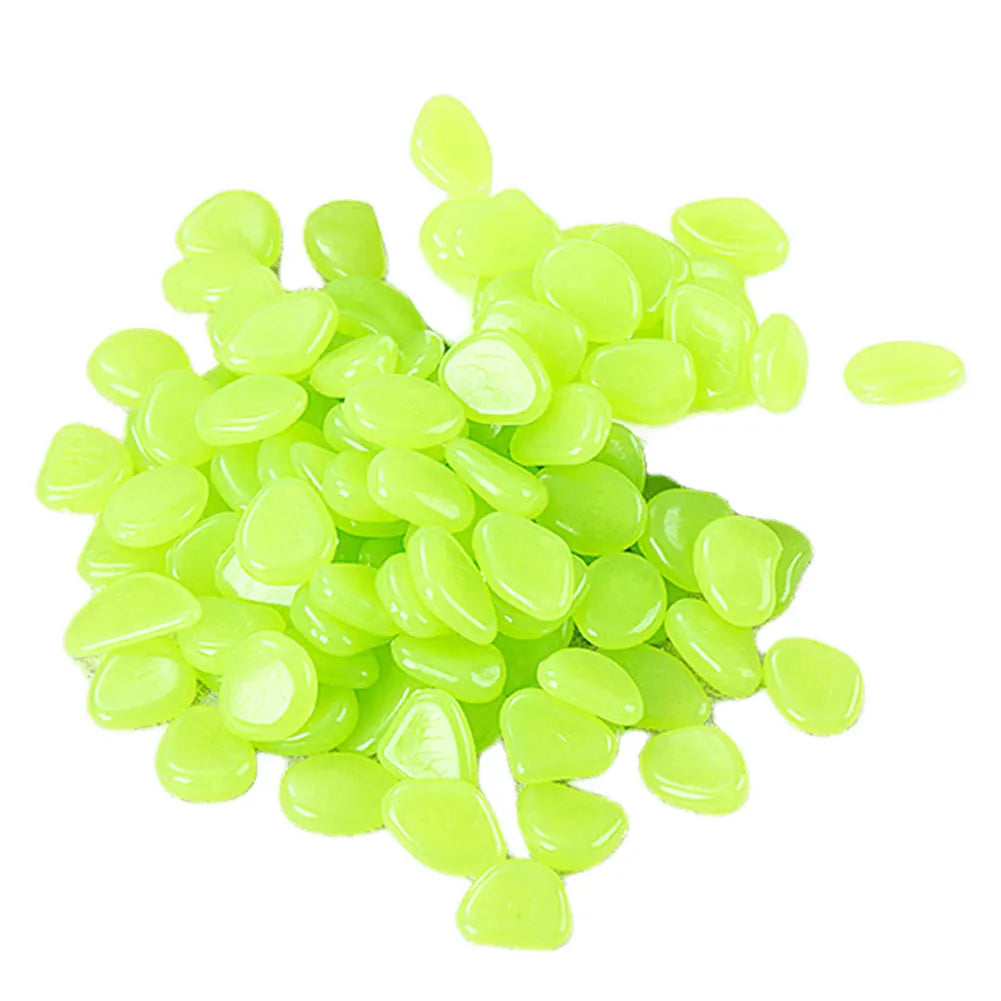 100Pcs Glow in The Dark Rocks Multifunction