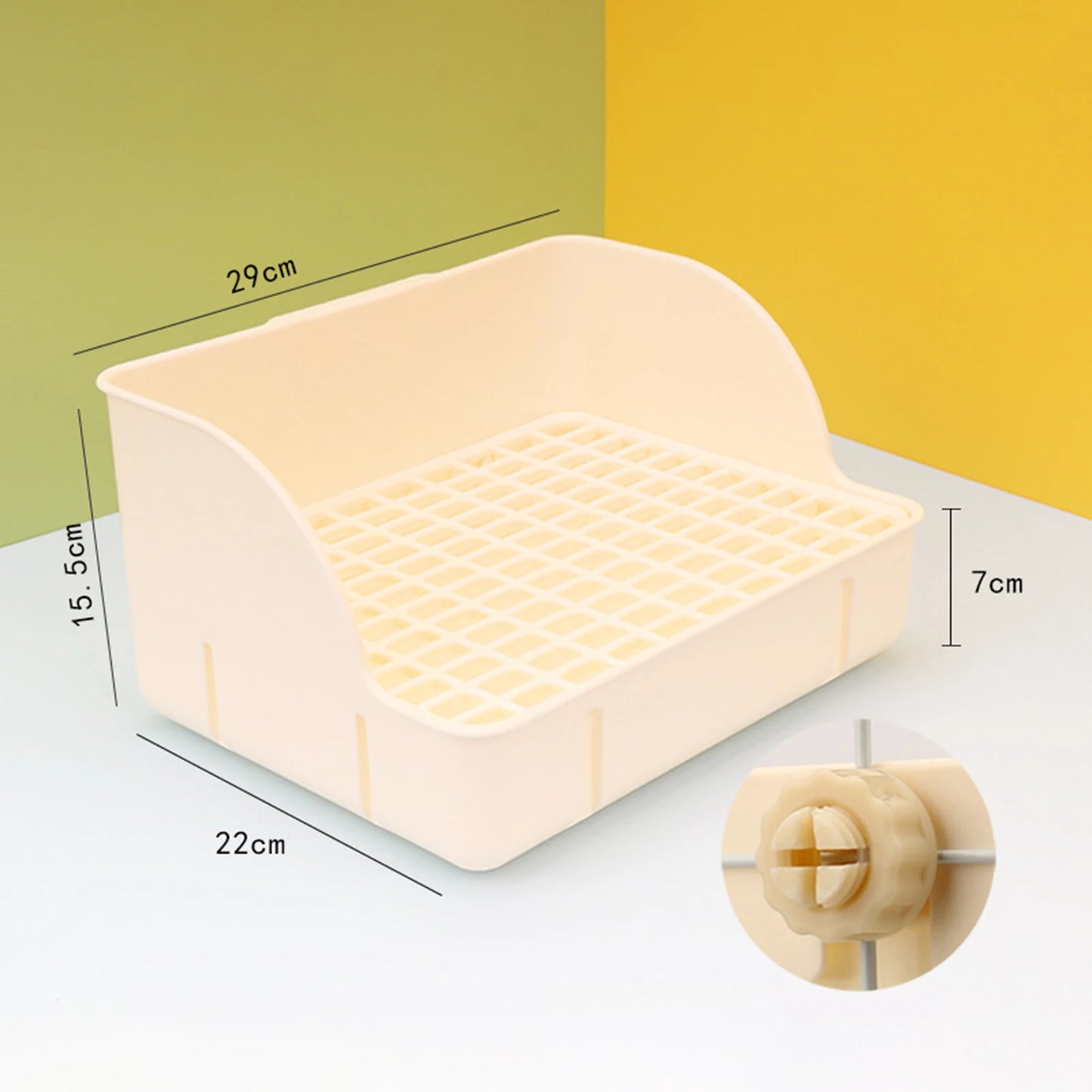 Rabbit Litter Box Trainer for Small Animals Chinchillas, Rats.