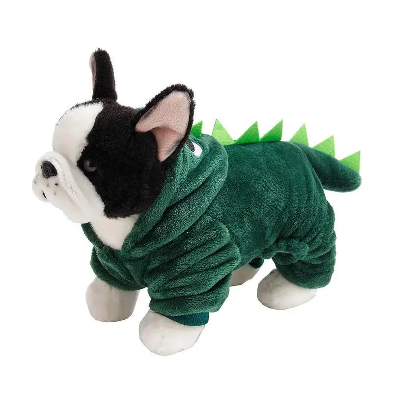 Dinosaur Cat And Dog Hoodies Soft and Warm Pet Clothes