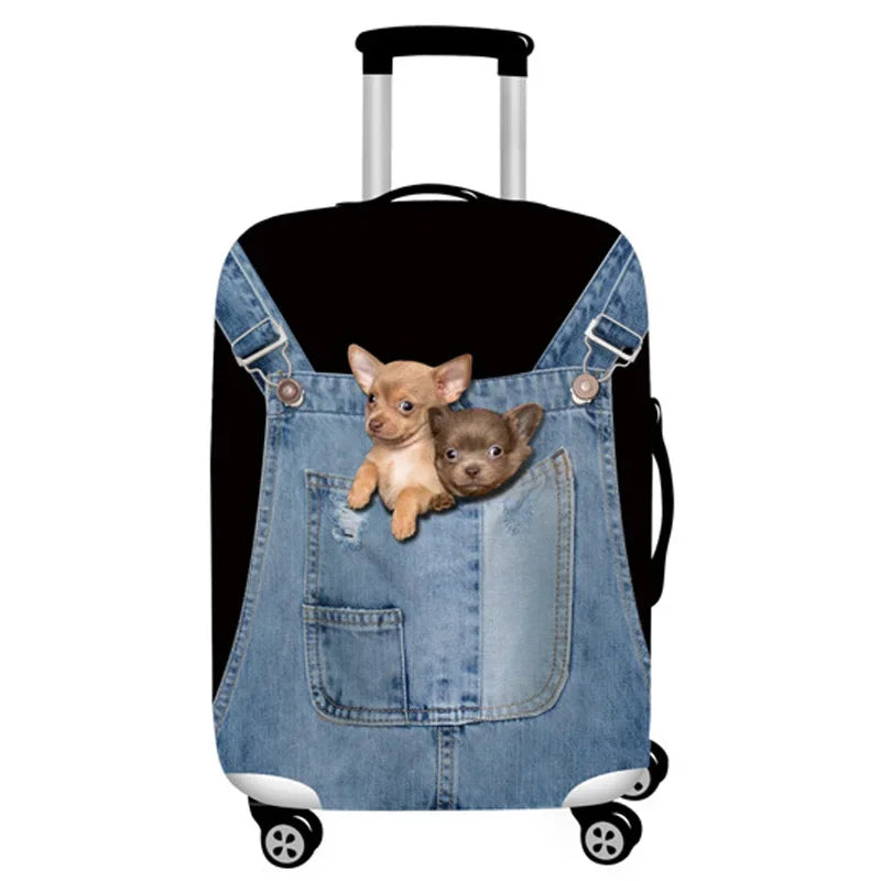 3D animal pattern Luggage Protective Cover Suitable for 18-32 inch