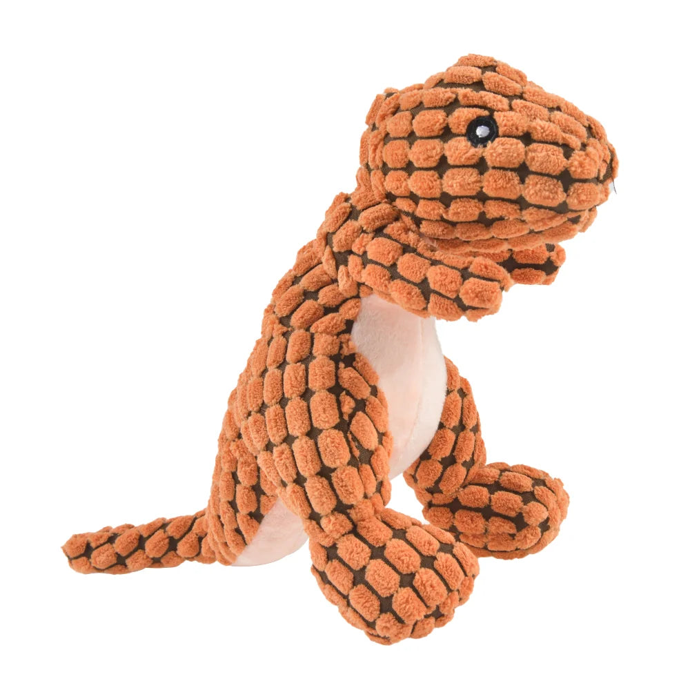 Pet Plush Dinosaur Toys Interactive Dog Chew Toys