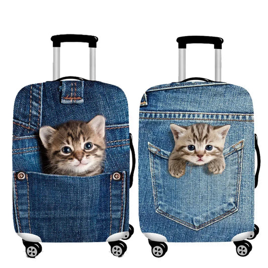 3D animal pattern Luggage Protective Cover Suitable for 18-32 inch