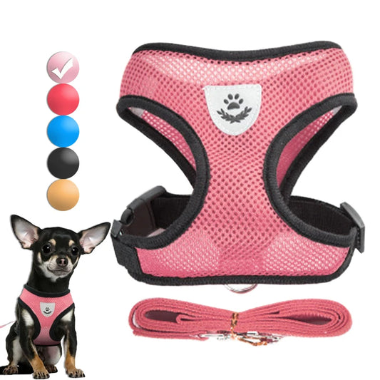 Adjustable Dog Harness for Small Dogs Cats Breakaway, Quick Release