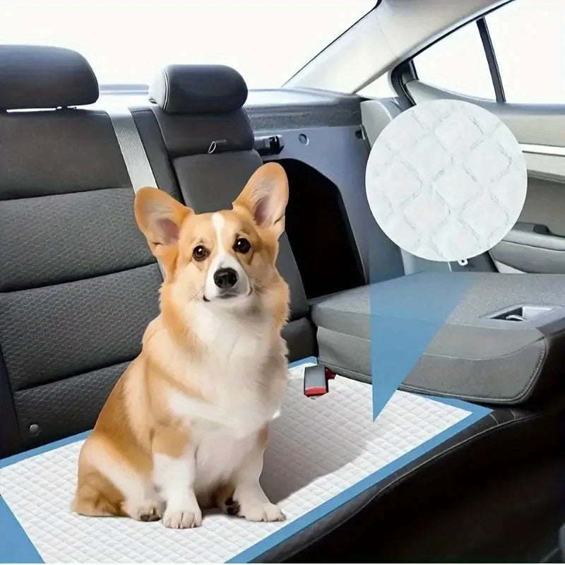 "Puppy Pee Pads 23.6"x23.6"-50/100/200/300/400PCS | Super Absorbent & Leak-Proof