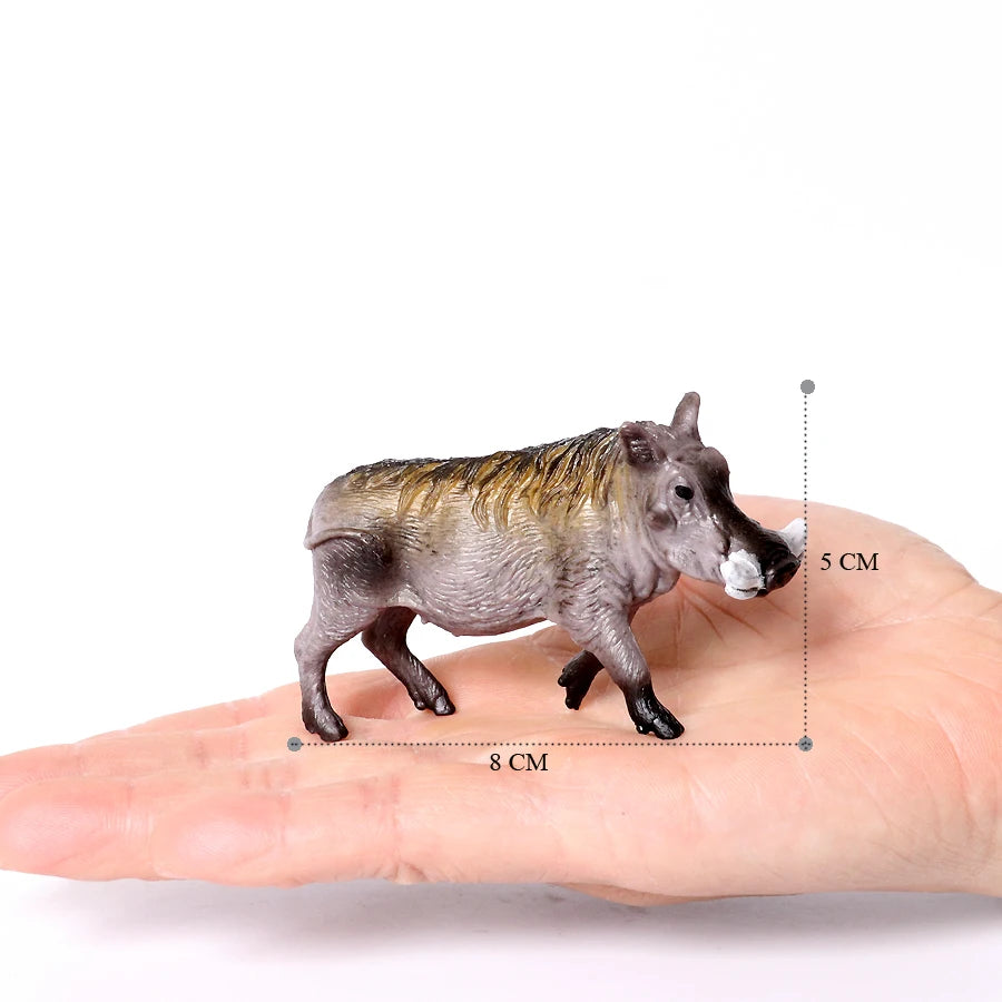 Toy Animals Figures Pig Sows Piglets Wild Boar Warthog Models Farm Animal figurines Action Figure Kids Gifts Children Toys Games