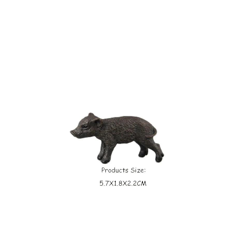 Toy Animals Figures Pig Sows Piglets Wild Boar Warthog Models Farm Animal figurines Action Figure Kids Gifts Children Toys Games