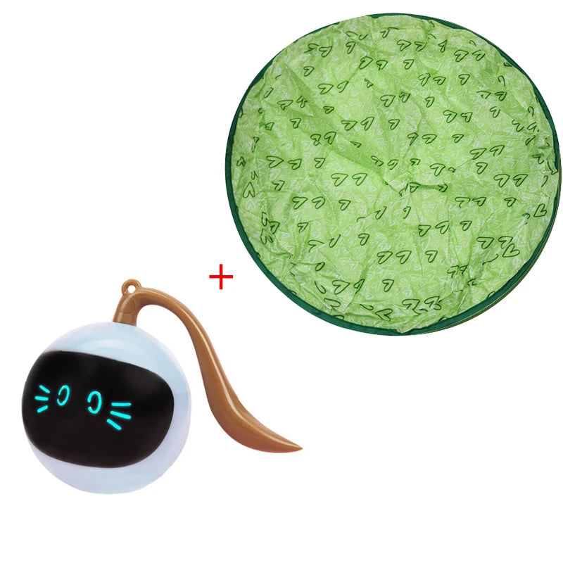 Interactive Cat Toy Colorful LED Self Rotating Smart Pet Ball Toys