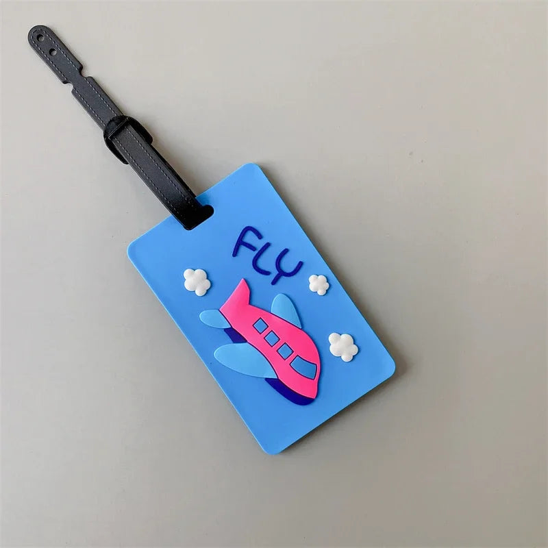 Luggage Tag Animal Cartoon Suitcase ID Address Holder