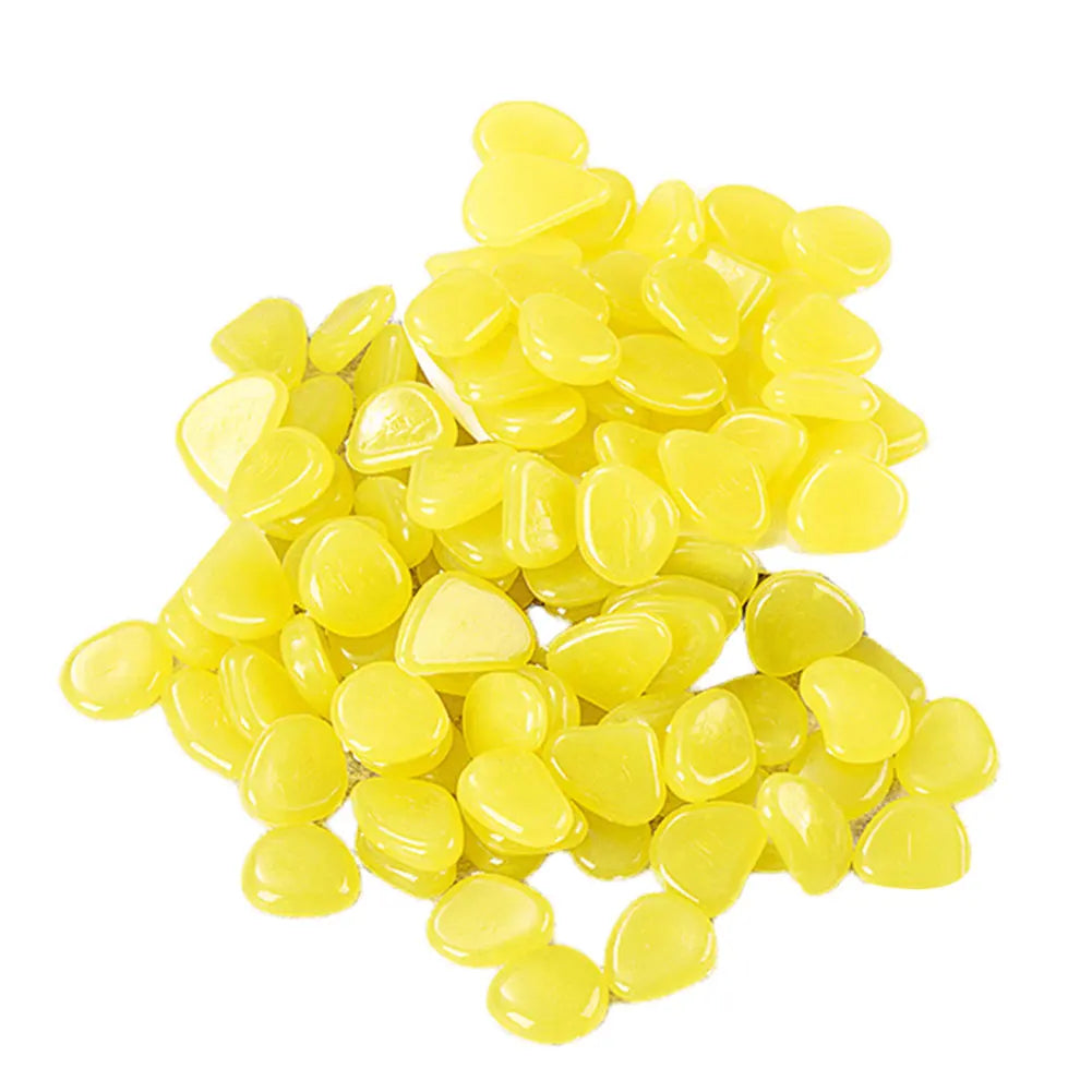 100Pcs Glow in The Dark Rocks Multifunction