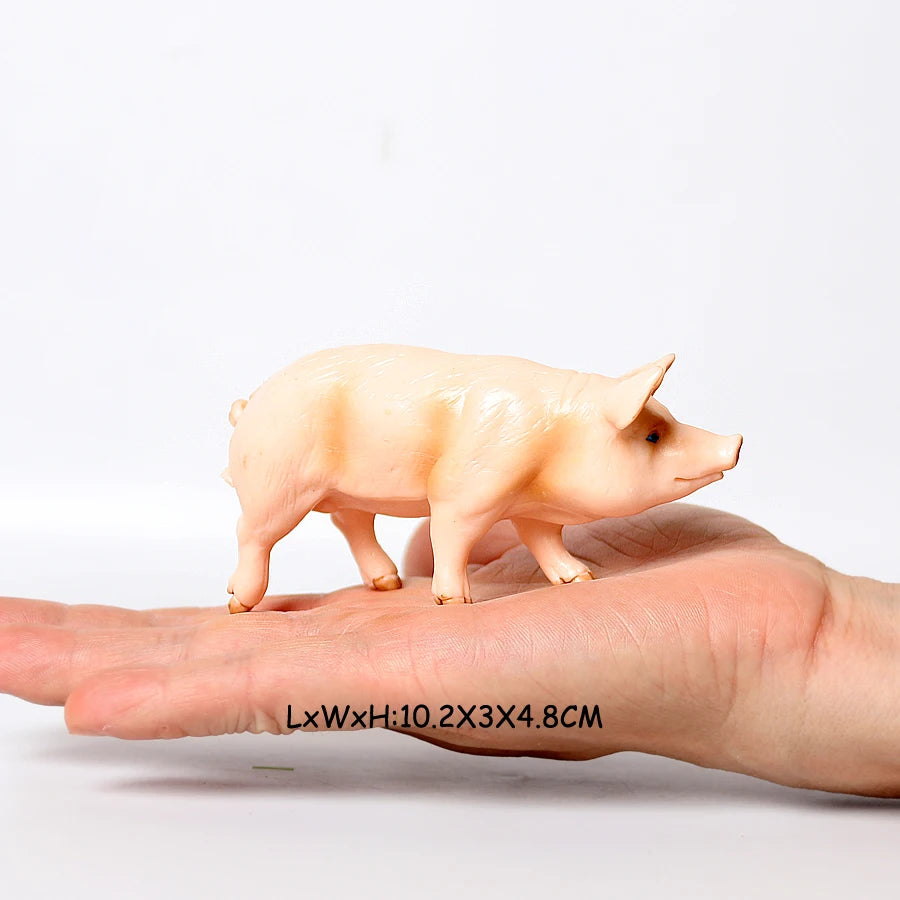 Toy Animals Figures Pig Sows Piglets Wild Boar Warthog Models Farm Animal figurines Action Figure Kids Gifts Children Toys Games