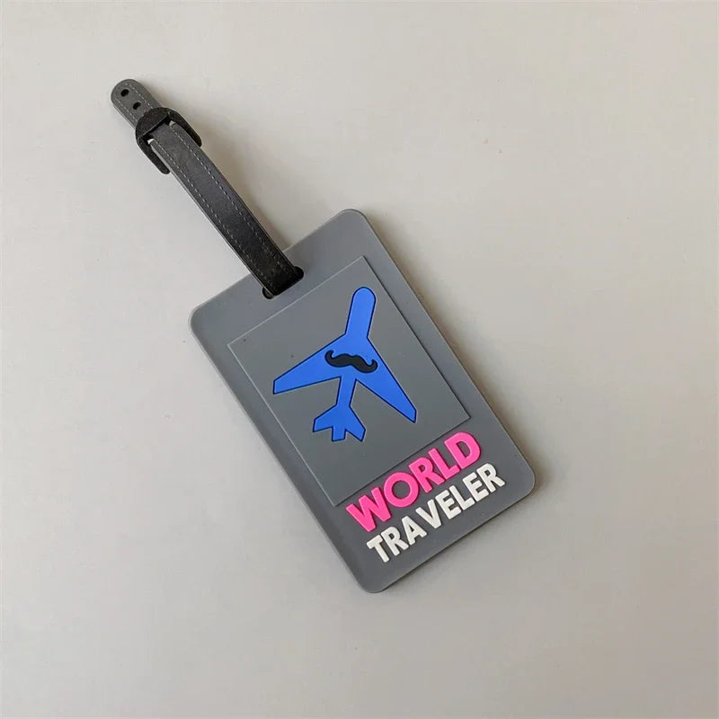 Luggage Tag Animal Cartoon Suitcase ID Address Holder