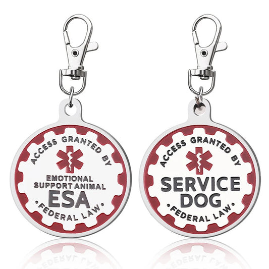 Emotional Support Animal ESA Service Dog ID Tags