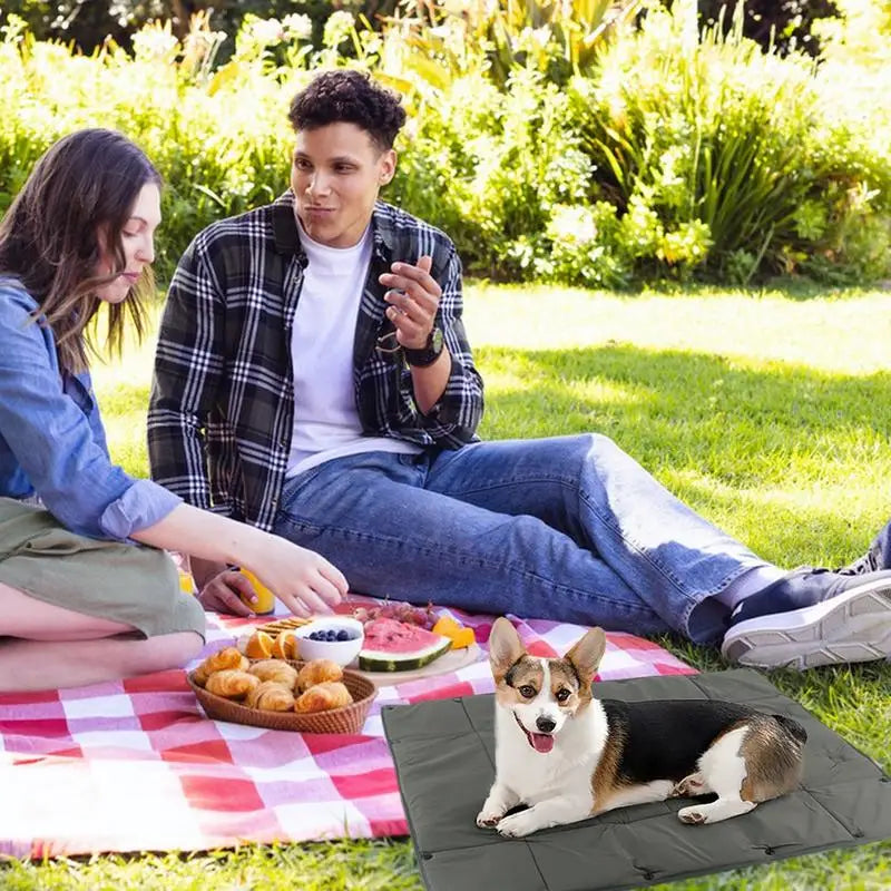 Travel Bed  Seat Cushion Puppy Pad for Camping Foldable Waterproof Car Cushion