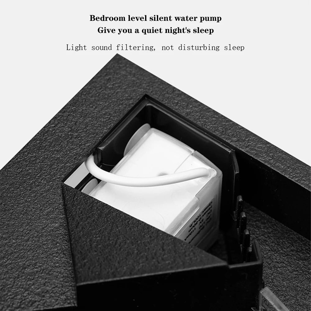 Aquarium With Built-in Light, Water Pump, Ecological Cycle System