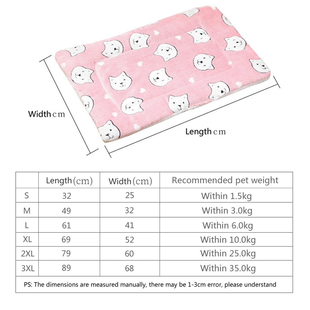 Cute Small Mat Double-sided Blanket