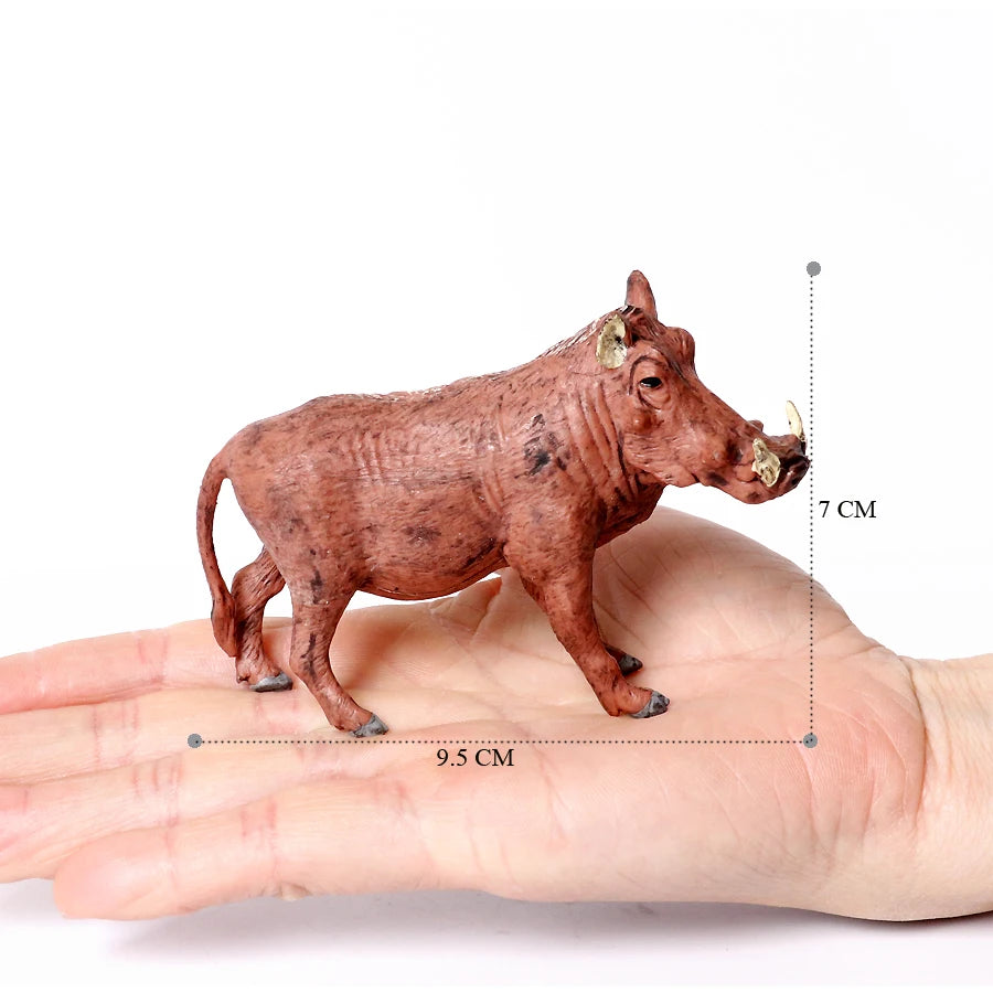 Toy Animals Figures Pig Sows Piglets Wild Boar Warthog Models Farm Animal figurines Action Figure Kids Gifts Children Toys Games