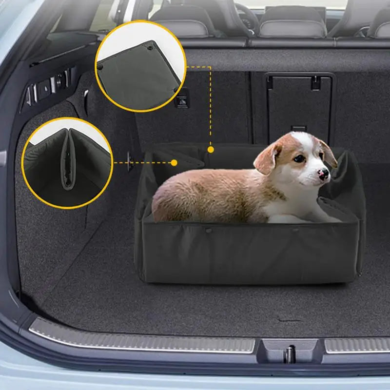 Travel Bed  Seat Cushion Puppy Pad for Camping Foldable Waterproof Car Cushion