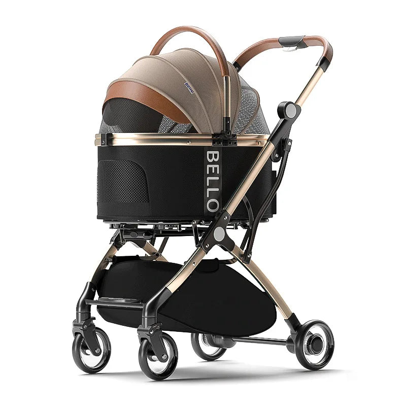 Travel  Foldable Trolley Stroller for Dogs & Cats