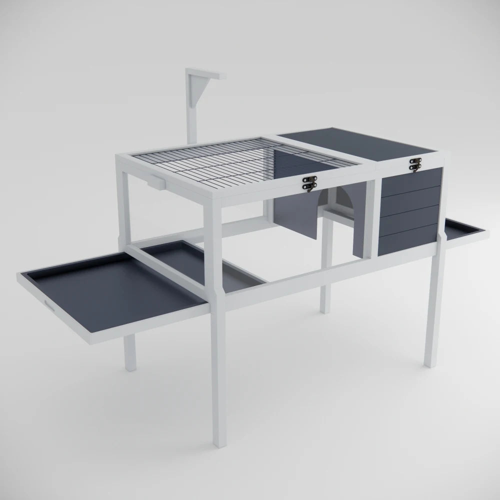 Tortoise, Reptile Cage, Small Animals, Detachable Legs, Waterproof Tray