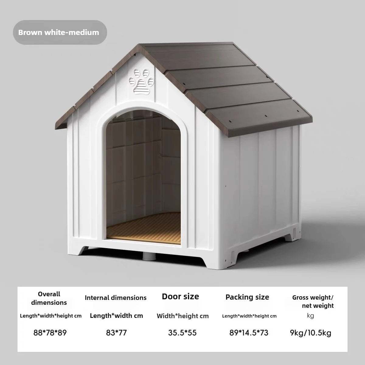 Dog House Outdoor Kennel Waterproof and Sun-proof
