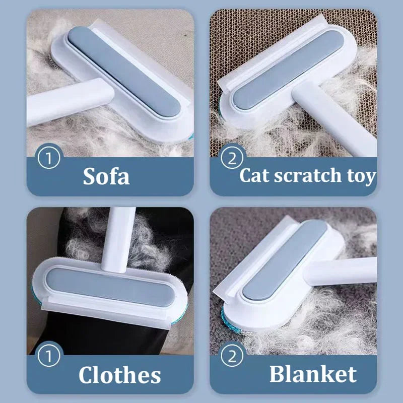 Multi-function Lint Cleaner Pet Cat Hair Remover Brush, Washable