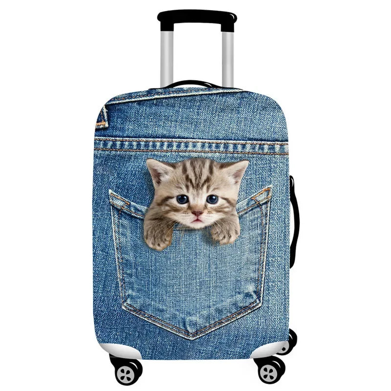 3D animal pattern Luggage Protective Cover Suitable for 18-32 inch