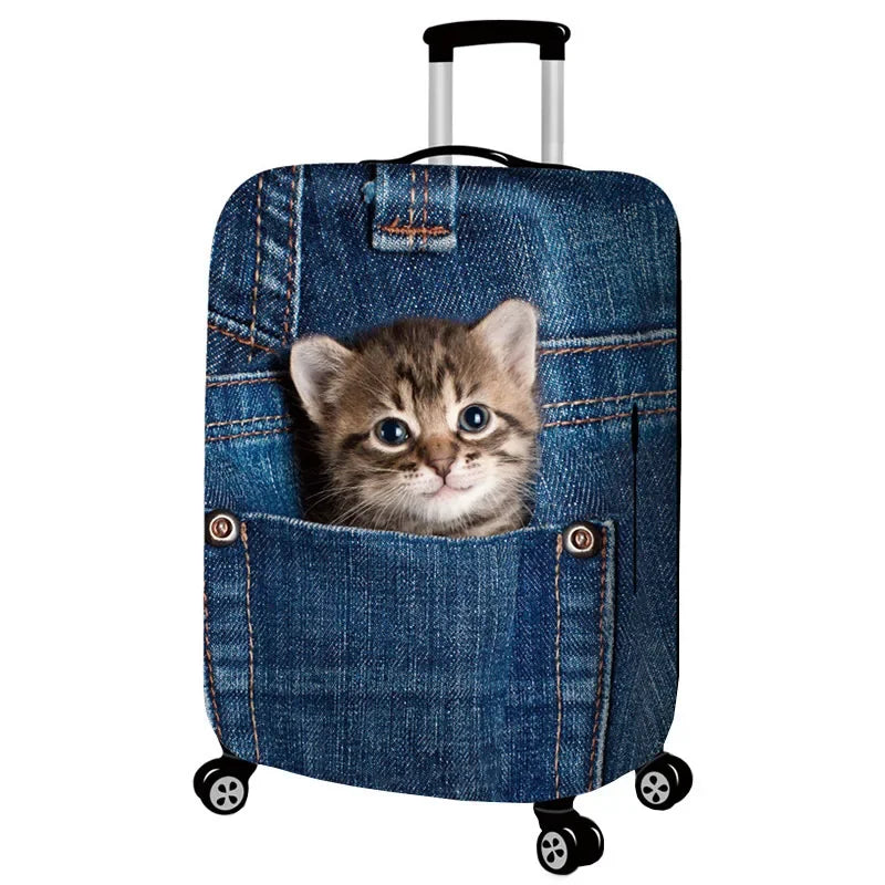 3D animal pattern Luggage Protective Cover Suitable for 18-32 inch