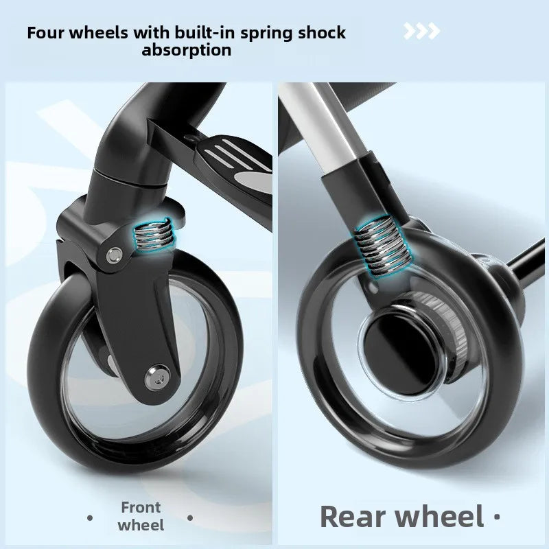 Travel  Foldable Trolley Stroller for Dogs & Cats