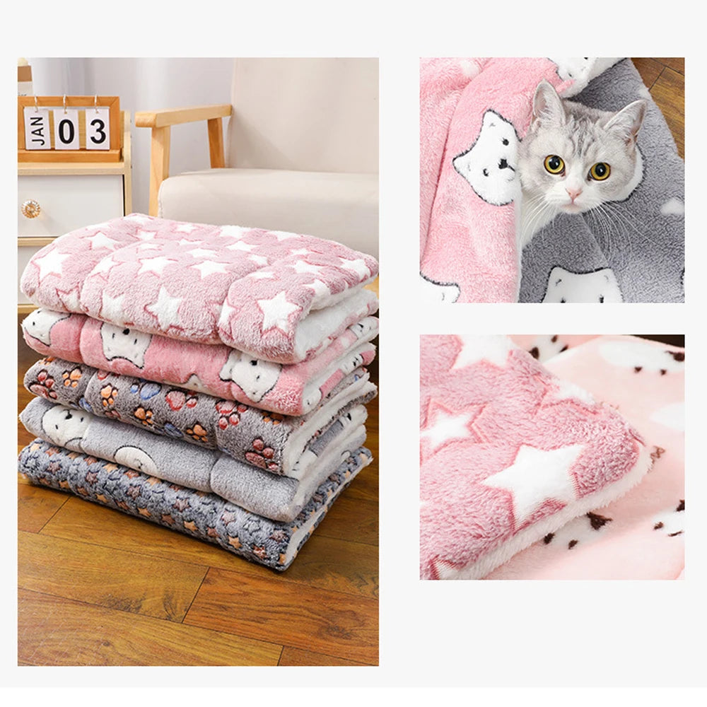 Cute Small Mat Double-sided Blanket