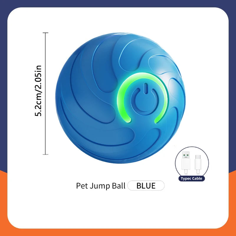 Smart Toy Electronic Interactive Moving USB Automatic Bouncing ball for Puppy, Cat