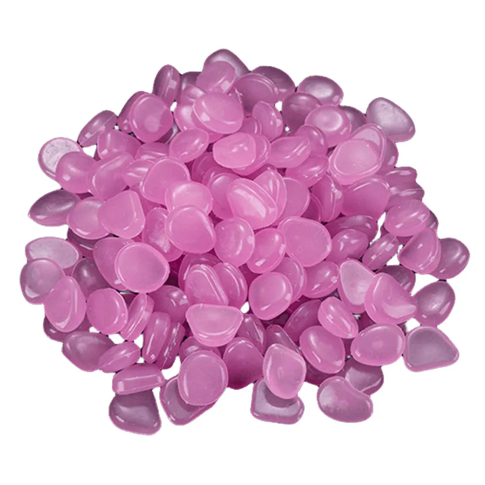 100Pcs Glow in The Dark Rocks Multifunction