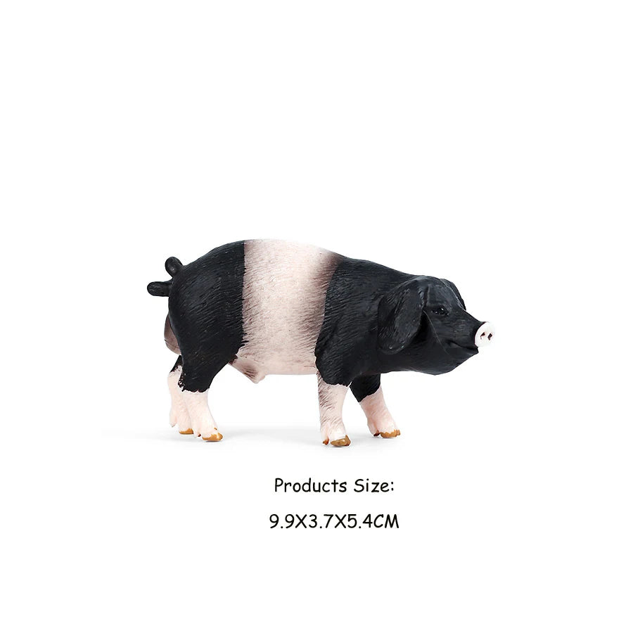 Toy Animals Figures Pig Sows Piglets Wild Boar Warthog Models Farm Animal figurines Action Figure Kids Gifts Children Toys Games