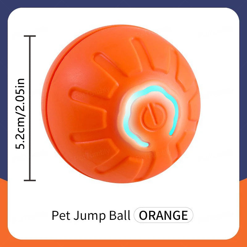 Smart Toy Electronic Interactive Moving USB Automatic Bouncing ball for Puppy, Cat