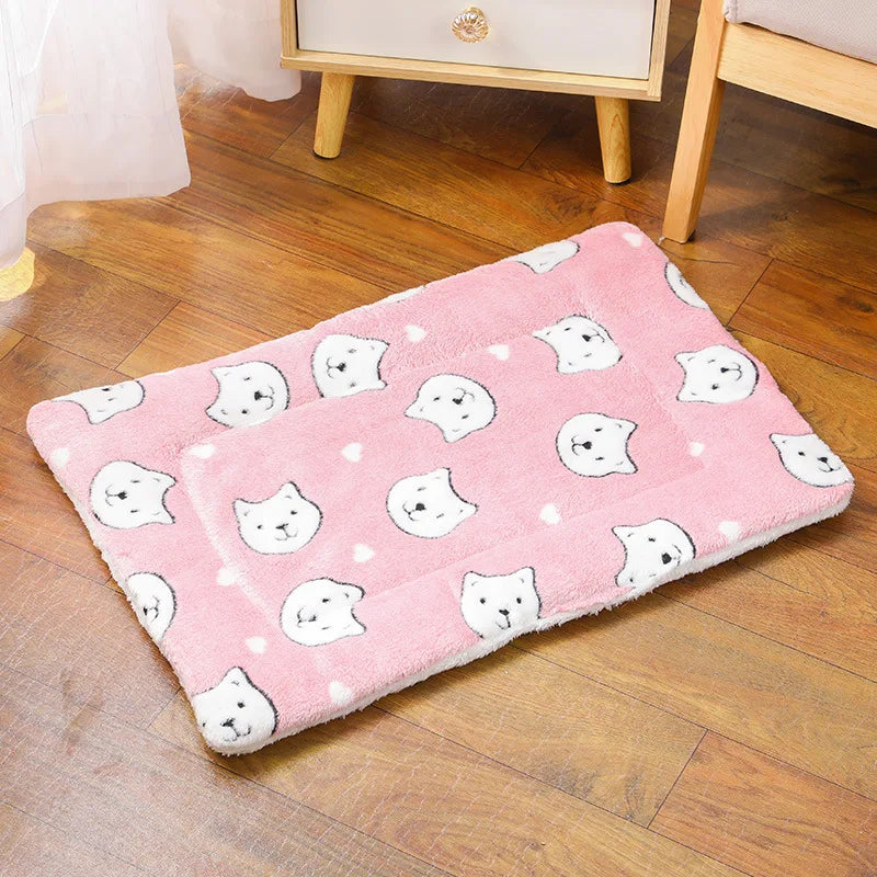 Cute Small Mat Double-sided Blanket