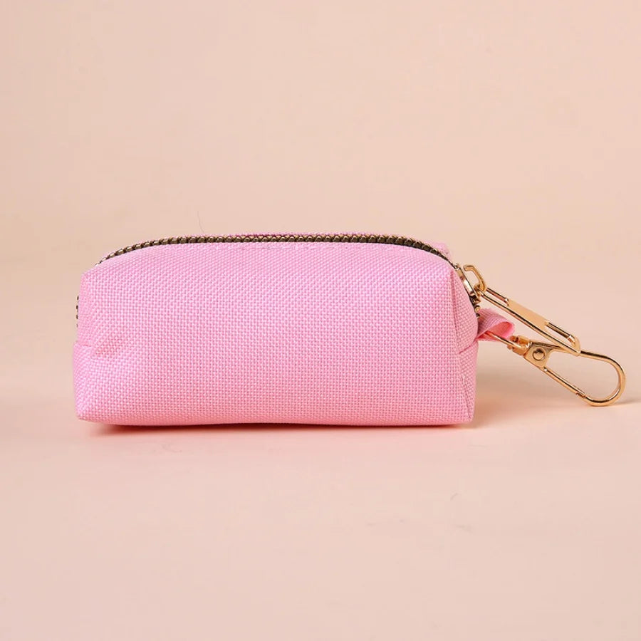 Canvas Dog Poop Bag Holder Dispenser