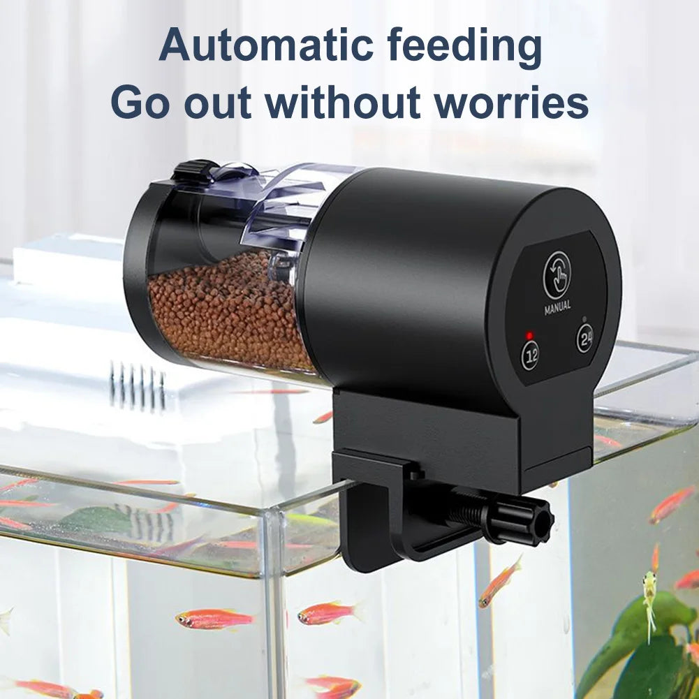 Automatic Feeder, Large Capacity Timer, Aquariums & Ponds