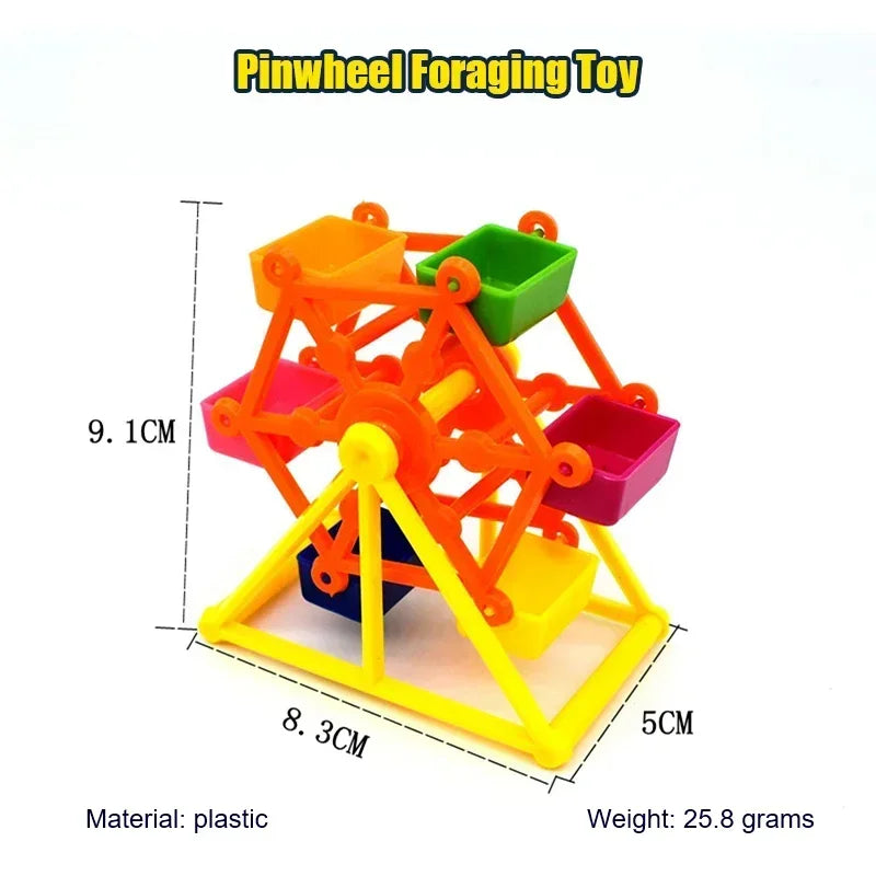 Foraging Creative Parrot Feeder Rotate Training Toys Intelligence Growth