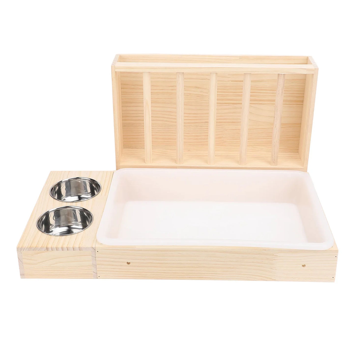 Hay Feeder, Mess Proof, Multifunctional with Litter Box