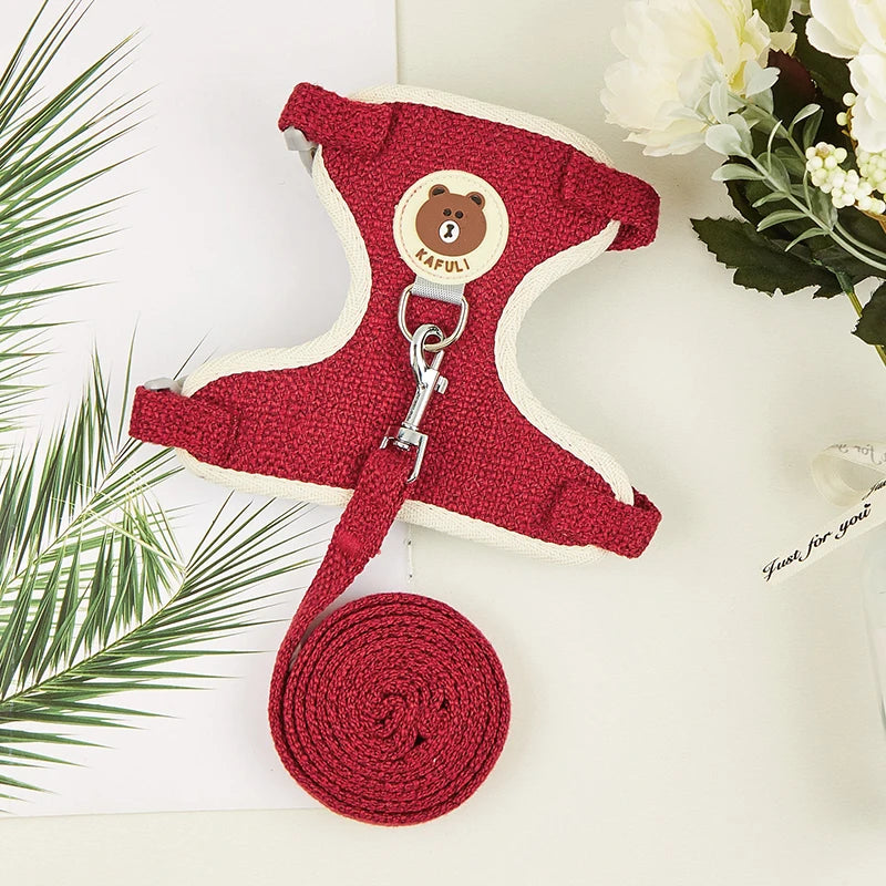 Newest Cute Rabbit Harness and Leash for walking