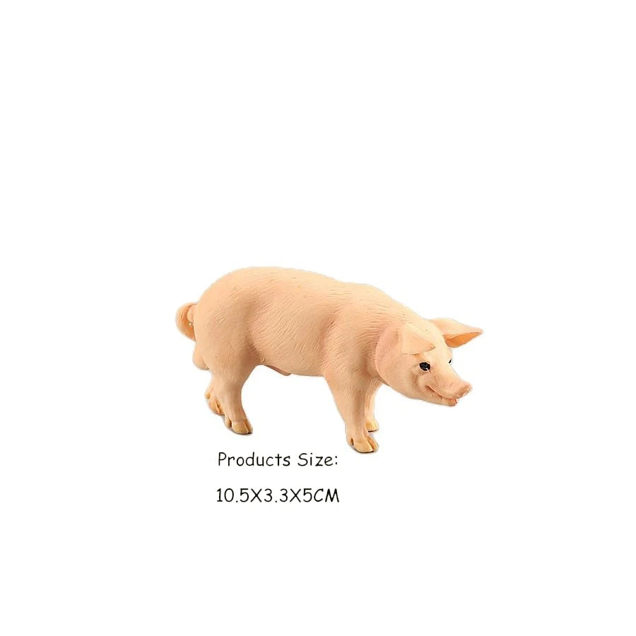 Toy Animals Figures Pig Sows Piglets Wild Boar Warthog Models Farm Animal figurines Action Figure Kids Gifts Children Toys Games