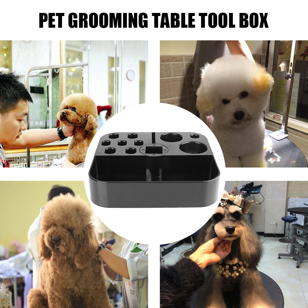 Dog Cat Supplies Groomer Tool with Table Scissors, Dog Comb